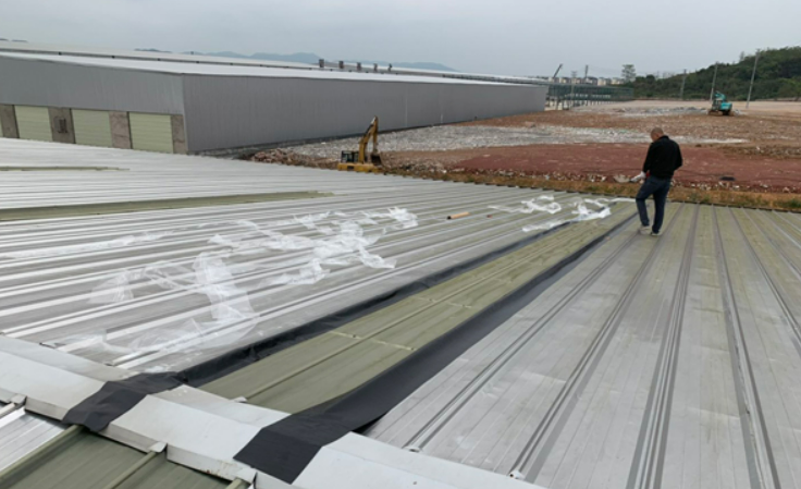 沭阳厂房屋面防水维修案例